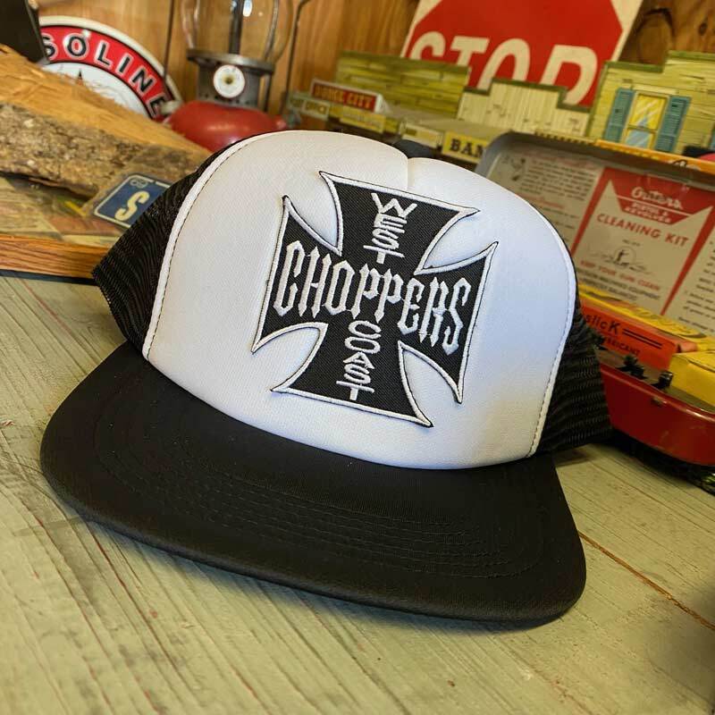 メッシュキャップ ブラック WEST COAST CHOPPERS BK ウエスト・コーストチョッパーズ アメリカン雑貨 アメ車_画像4