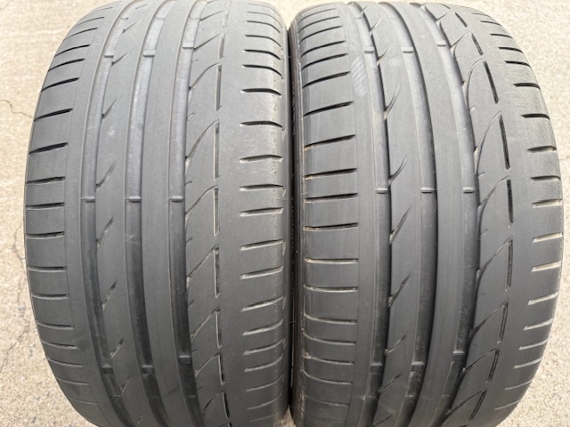 【BMW承認】255/40R18 95Y BRIDGESTONE ブリヂストン POTENZA ポテンザ S001 ★ RFT ランフラット 18年製 中古品2本セット(F)_画像1