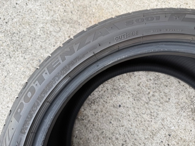 【BMW承認】255/40R18 95Y BRIDGESTONE ブリヂストン POTENZA ポテンザ S001 ★ RFT ランフラット 18年製 中古品2本セット(F)_画像8
