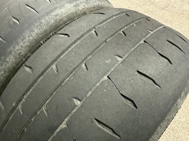 【2024年製 練習用に】205/50R15 86V BRIDGESTONE ブリヂストン POTENZA ポテンザ RE-71RS 24年製 中古品4本セット(F)_画像5