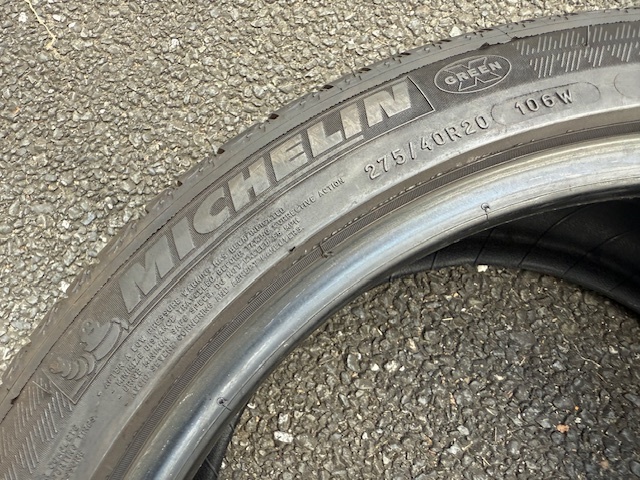 【BMW承認】275/40R20 MICHELIN ミシュラン LATITUDE Sport3 ラティチュードスポーツ3 ZP RFT ランフラットタイヤ 23年製 中古品1本(F)_画像5
