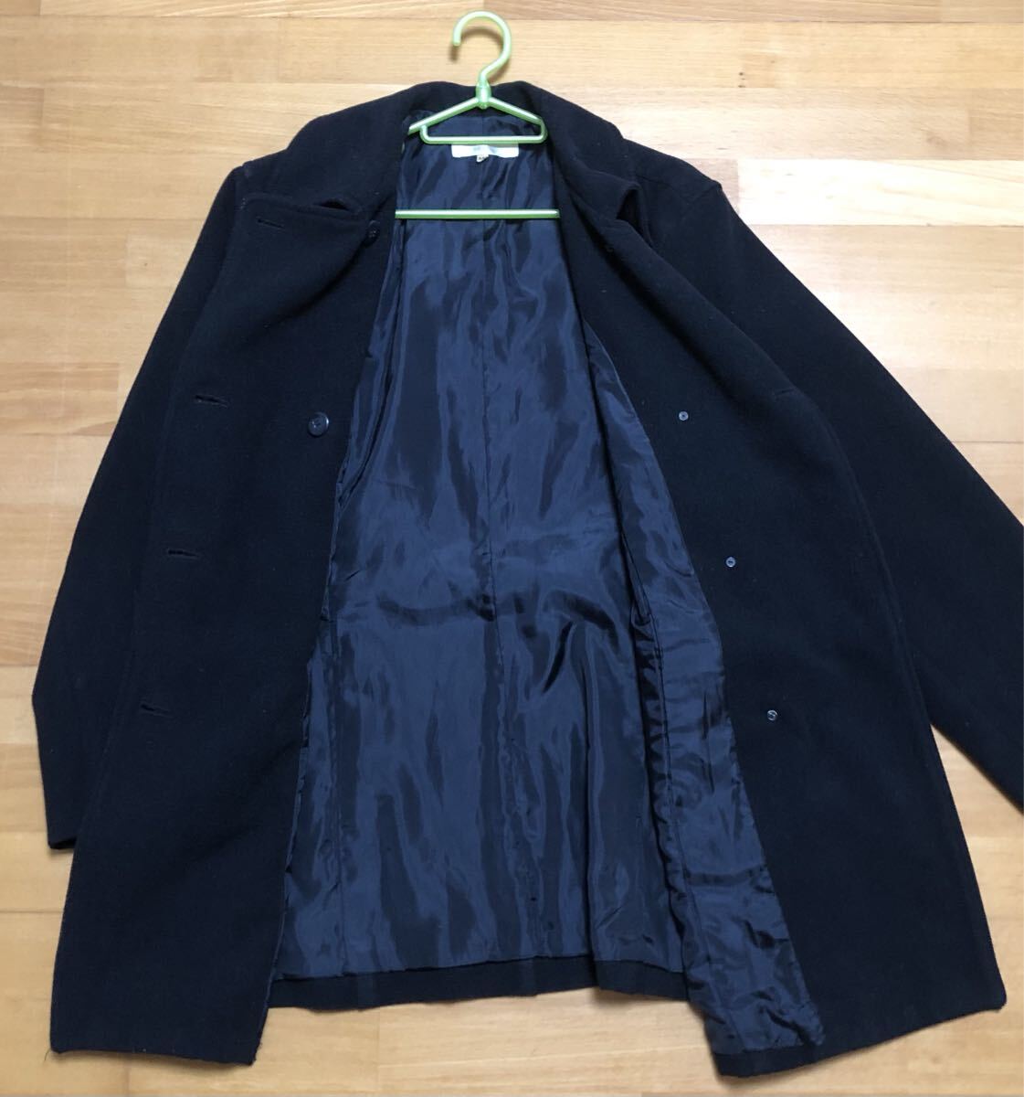 【送料無料】ピーコートレディース ladies Pコート ピージャケット アウター ブラックカラー サイズLL 黒 XL_画像4