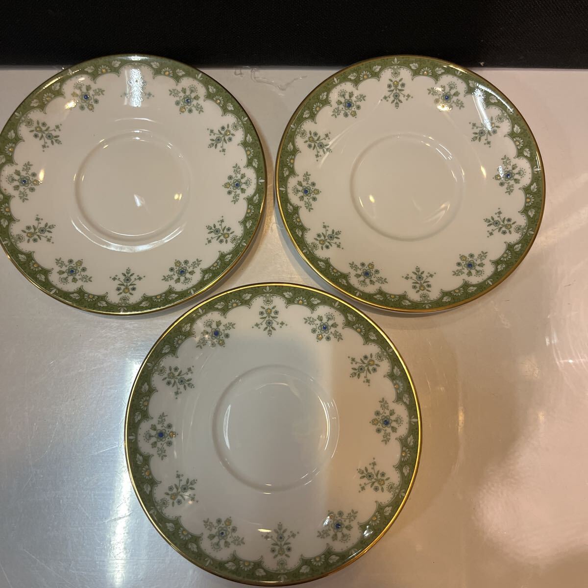 ◯ ROYAL DOULTON・ ロイヤルドルトン・ASHMONT・アシュモント・デミタスカップ&ソーサー・3客セット_画像7