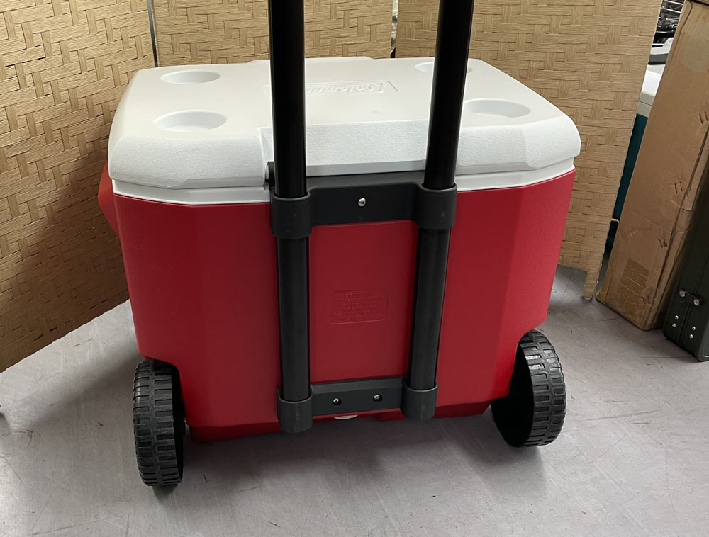 Coleman ホイールクーラー 赤/レッド 60QT クーラーボックス キャンプ アウトドア BBQ コールマン　札幌市手稲_画像5