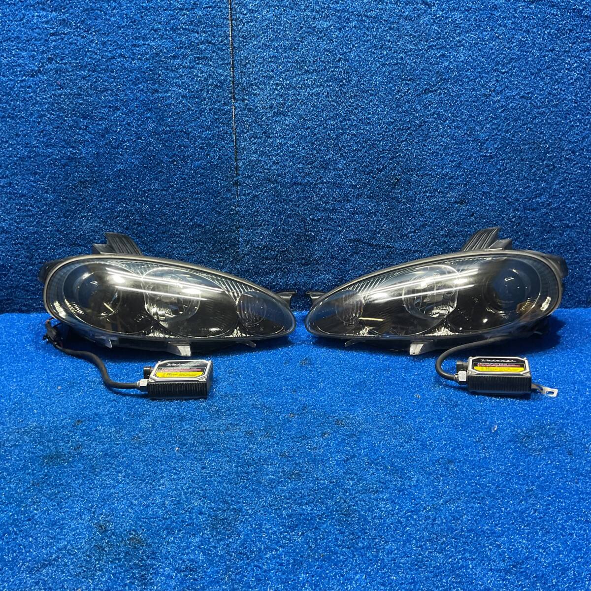 [AK-0030765][J2] H16 Mazda Roadster NB8C ограниченная модель поздняя версия турбо 6MT передняя фара затемненный левый правый VALENTI JAPAN HID 626666