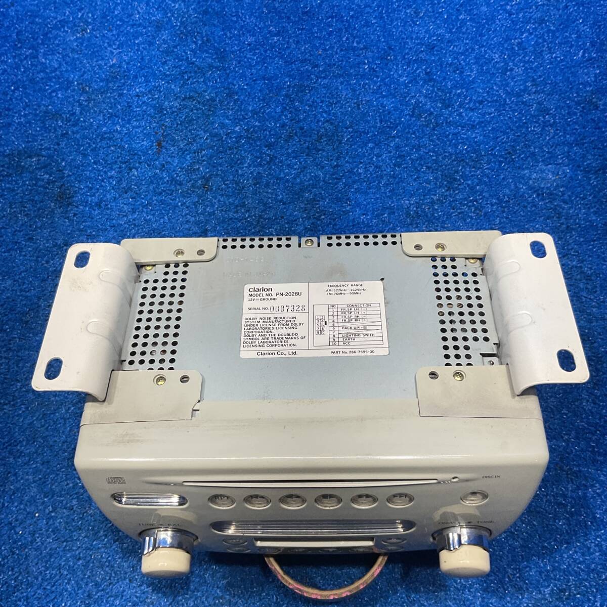 [AK-0031011][A2] H3 日産 フィガロ FK10 希少 MA10ET　 『　純正 カーオーディオ カセット CD ラジオ Clarion PN-2028U 　』　604187