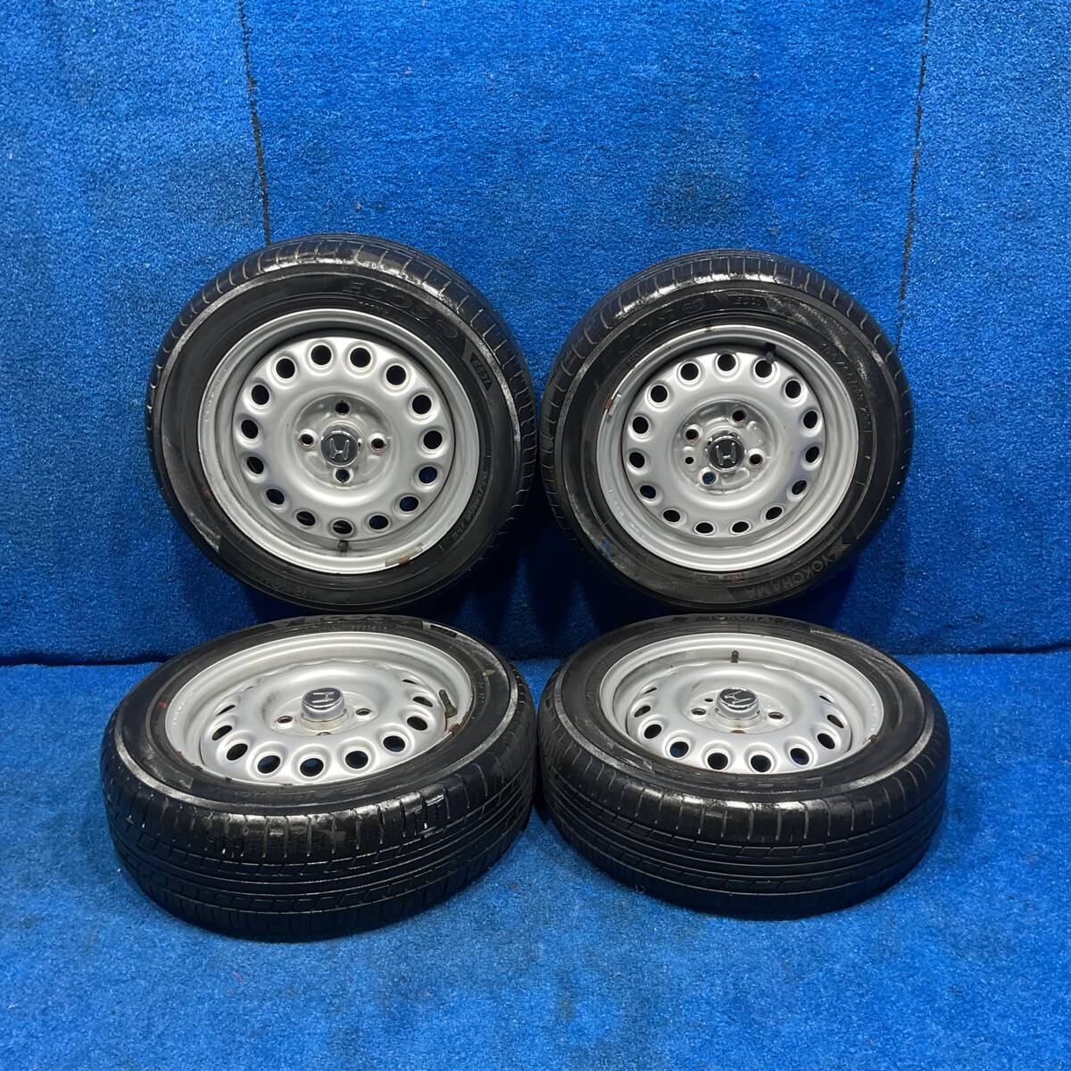 [AK-0031396][U1] Honda PP1 свекла оригинальные колеса 13x4.5J+35 14x5J+45 4H PCD100 шина Yokohama 155/65R13 165/60R14 608028