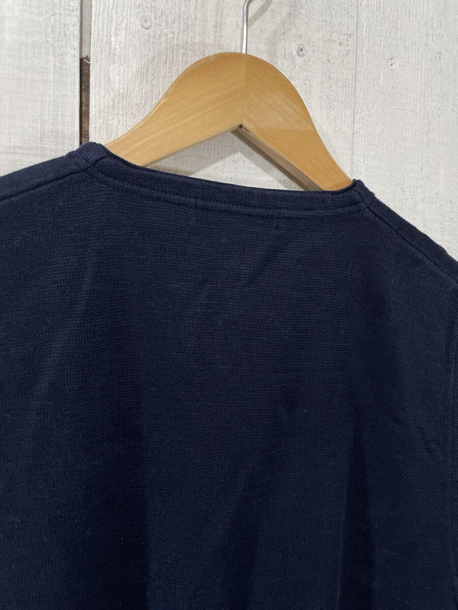 EddieBauer エディーバウアー　コットンニット　ベスト　ニットベスト　メンズXL 紺系　良品綺麗_画像7