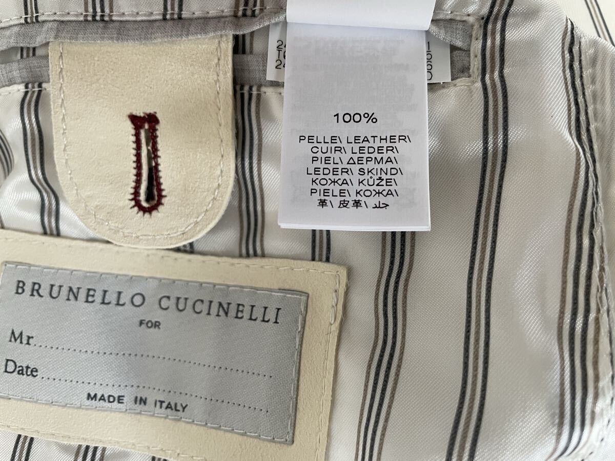 BRUNELLO CUCINELLI( Brunello Cucinelli ) Suede Leather Jacket замша кожаный жакет 