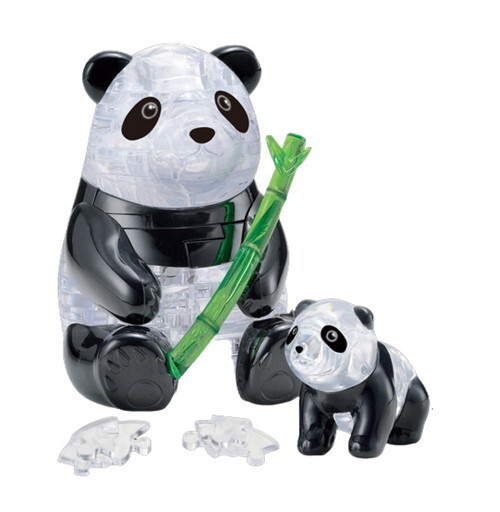 クリスタルパズル 50ピース パンダ&ベビー 50232　送料無料_画像1