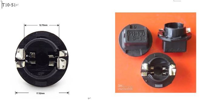 Mercedes Benz VDOメーター交換用LED T10S1 送料無料!③_画像2