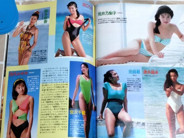 DUNK ダンク 1989年7月■表紙巻頭：宮沢りえ[付録ポスター有]千葉美加 本田理沙 越智静香 鈴木京香大塚寧々 田島都 島崎和歌子 中山美穂_画像10