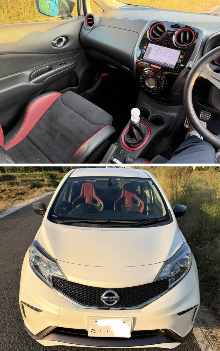 希少 ! 【ライトチューン】ノート NISMO S(E12改)5速 NIMSO レカロ製 バケットシート Enkei ホイール Nismoマフラー 車高調 ORCクラッチ _画像9
