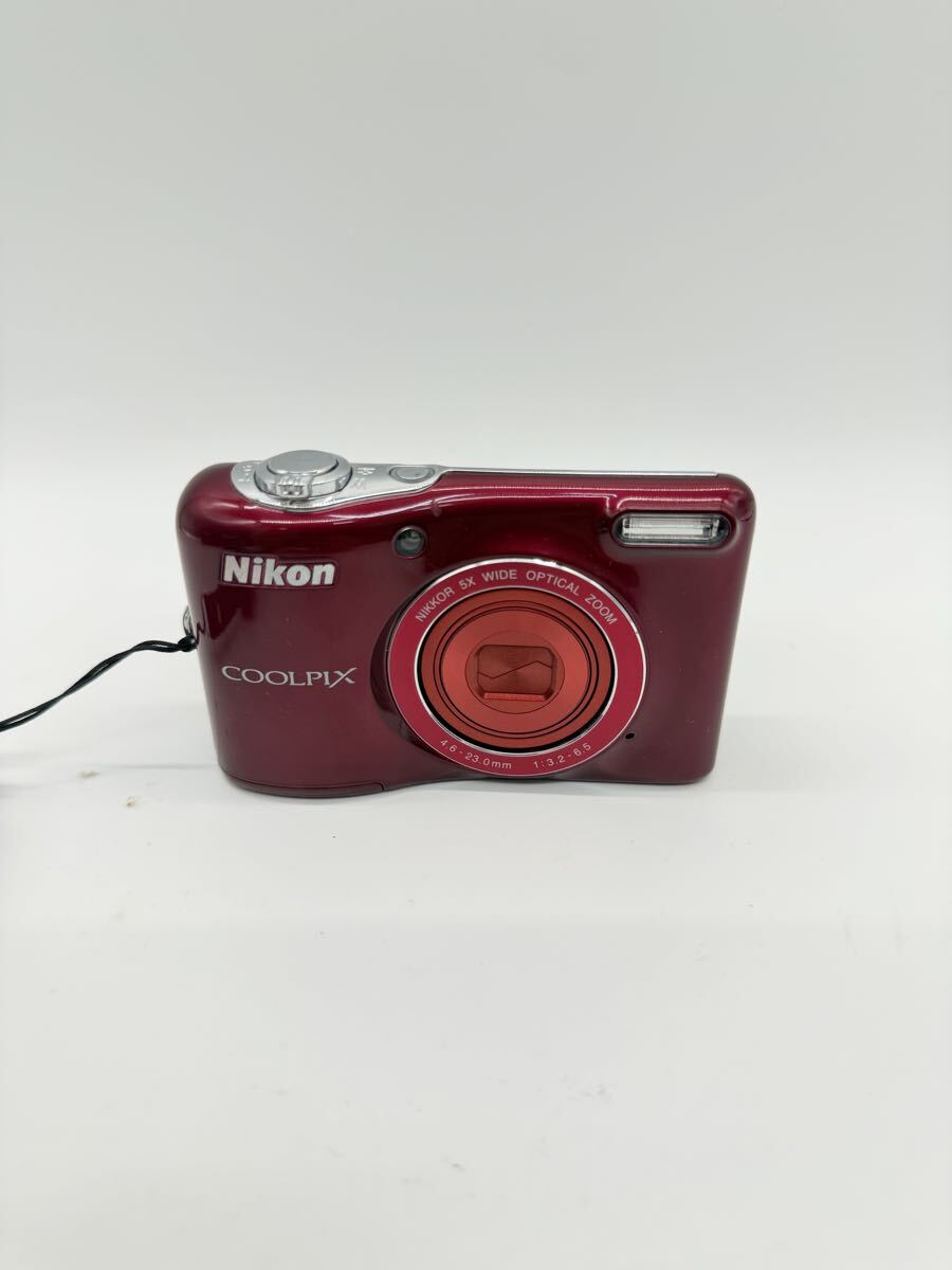 ◎Nikon COOLPIX L30 デジタルカメラ レッド 光学ズーム 動作品 現状品 プレミアム感_画像1