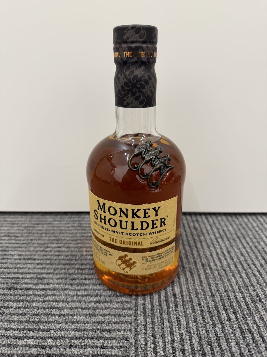 ◎【新品未使用】MONKEY SHOULDER モンキーショルダー ブレンデッドモルト スコッチウイスキー 700ml 40度 未開封 現状品 プレミアム_画像1