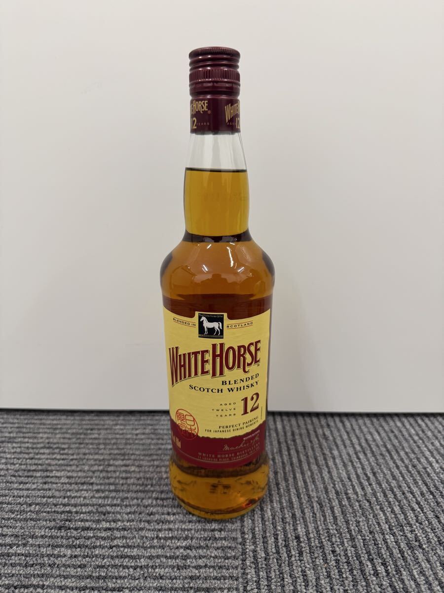 ◎【新品未使用】WHITE HORSE ホワイトホース 12年 ブレンデッド スコッチウイスキー 700ml 40度 未開封 現状品 プレミアム_画像1