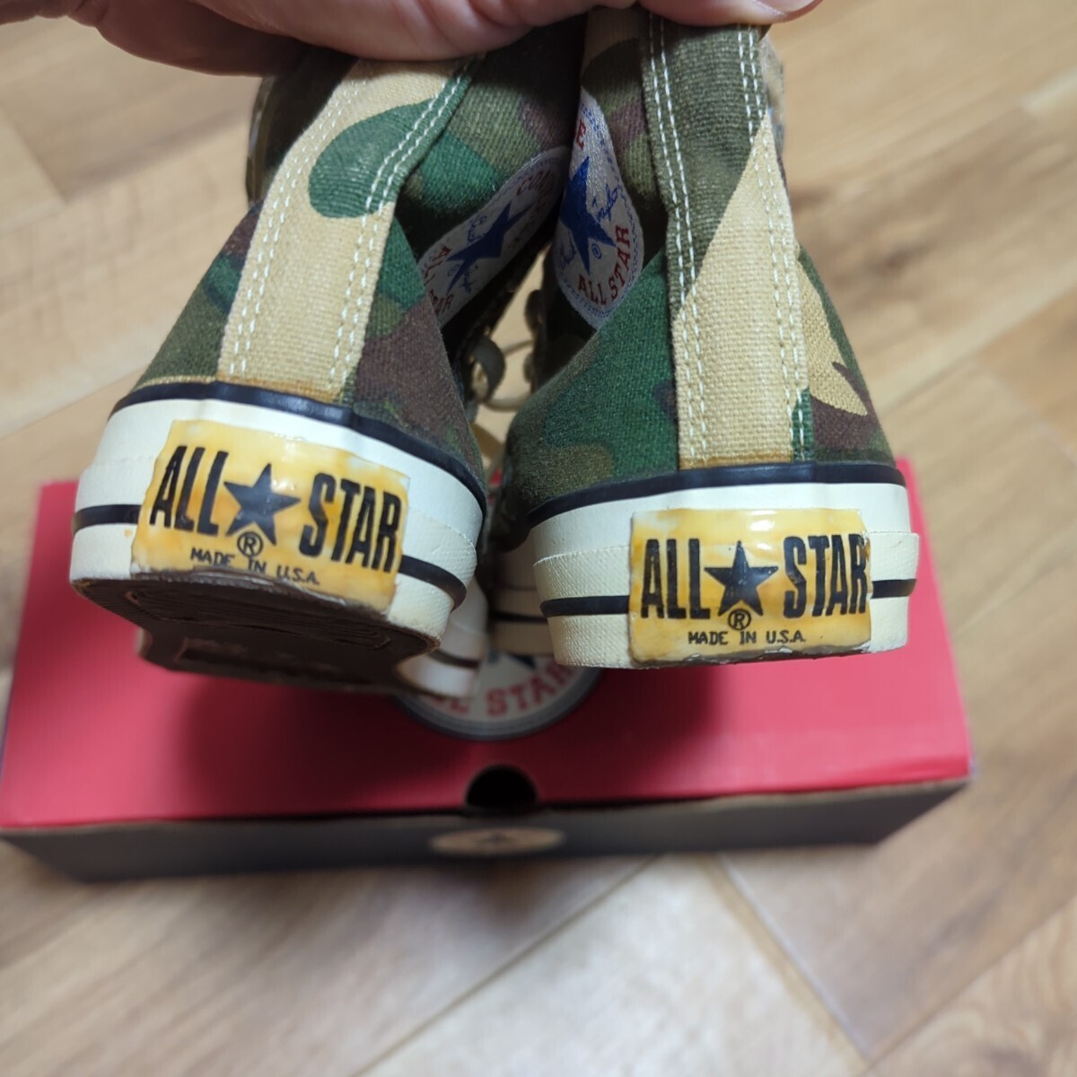 USA製◯オールスター◯ALLSTAR◯カモ◯迷彩◯ビンテージ_画像3