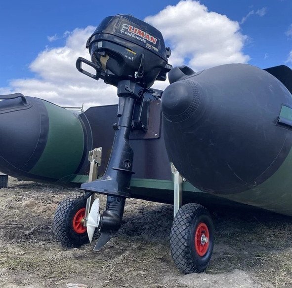 ボート用ドーリー 角度を調(diào)整可能 ステンレス制 小型ボート 船 移動 ノーパンクタイヤ 耐荷重260kg 簡単脫著 船舶用 運搬 ドーリー