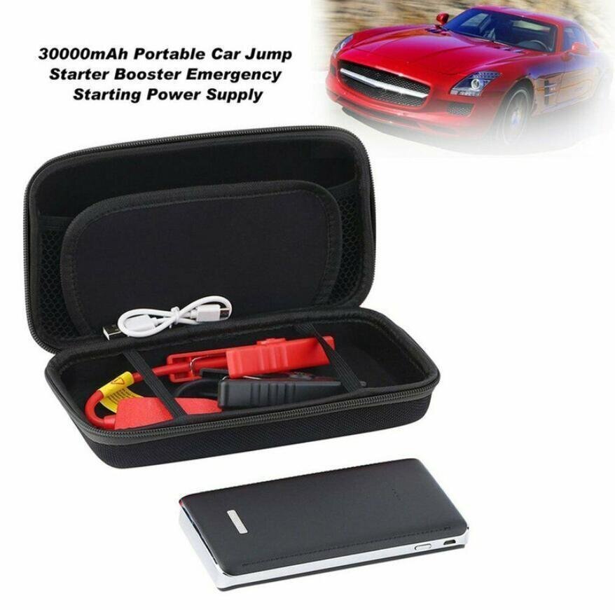新品ジャンプスターター 30000mAh 12ボルトポータブルリチウム 緊急ライト モバイルバッテリー 最大5リッターガソリン 安全保護(hù)機(jī)能