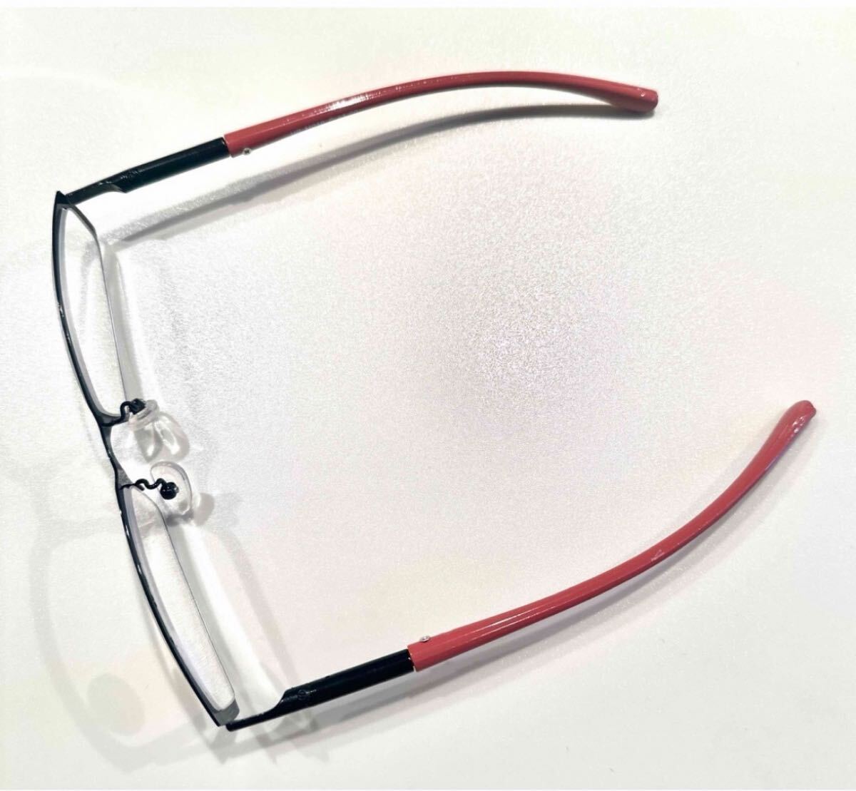 オシャレ老眼鏡　シニアグラス　＋1.0 ピンク　ブラック　バネ式_画像2