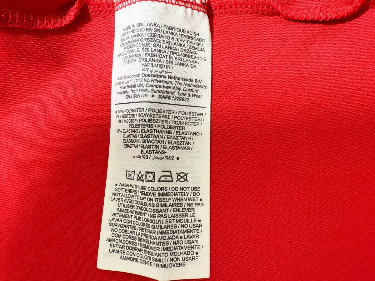 【即決】Nike ナイキ 女子 陸上 クロップトップ レーシングブルマ Red 海外XSサイズ_画像8