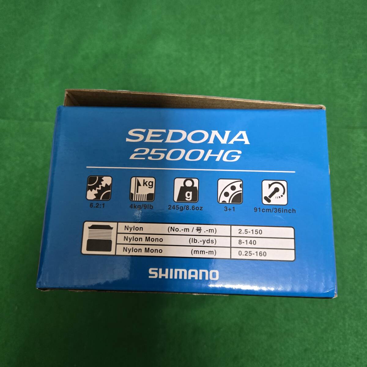 シマノ　SHIMANO　SEDONA セドナ　2500HG　PEライン　1.2号　150Mおまけ付き_画像2