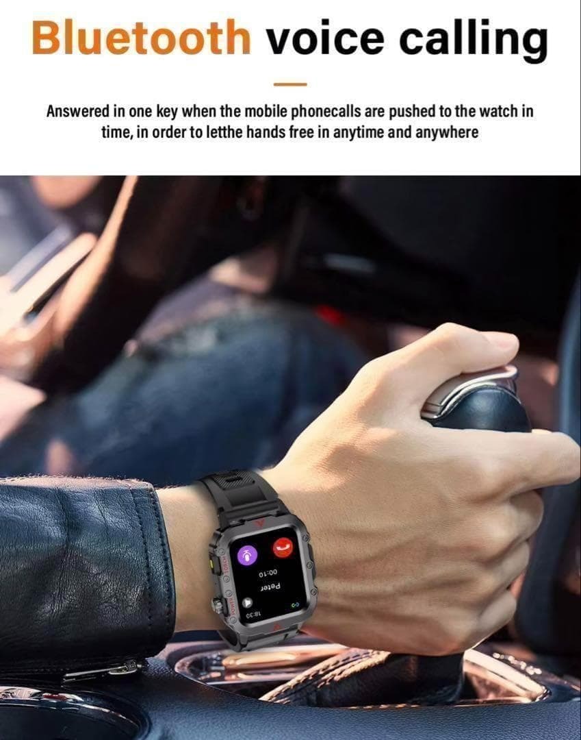 [ новый товар не использовался ] большой экран смарт-часы LAXASFIT Q11 BK