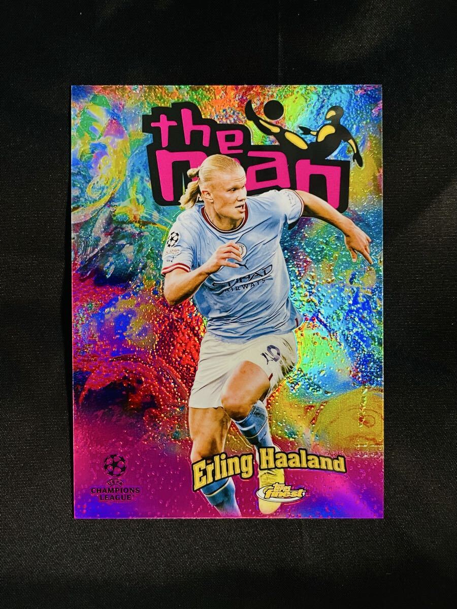 アーリング・ハーランド Erling Haaland The Man SSP Manchester City 2022-23 Topps Finest UCL&UEL_画像1