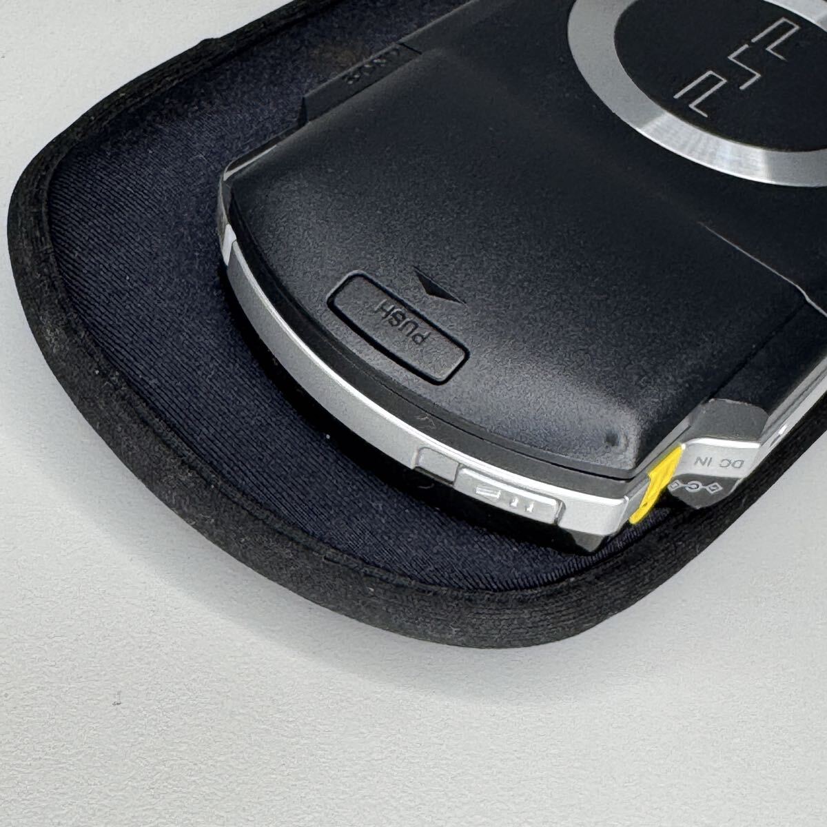 SONY PSP-1000 本体 ブラック / 初代 PlayStation Portable 動作確認済み ケース 麻雀格闘倶楽部ソフト付_画像8