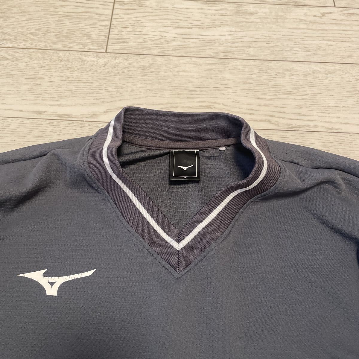 MIZUNO ミズノ Vネックスウェットシャツ サイズS_画像3