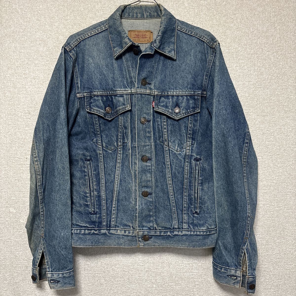【希少】リーバイス Levis MADE IN USA 71506-0216 4th デニムジャケット ジージャン　ボタン里755 メンズ 38L メンズMサイズ相當(dāng)