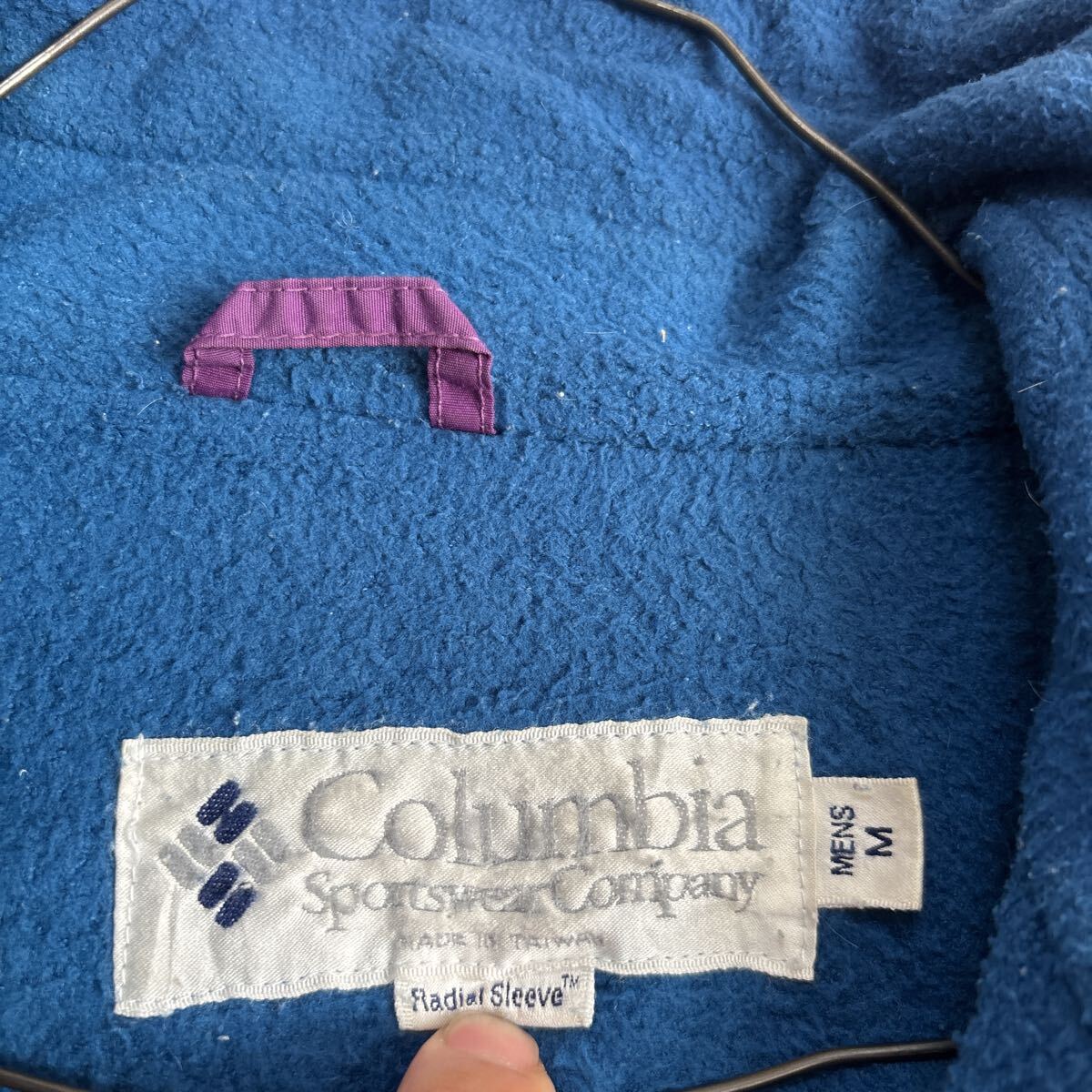 【希少カラー】　90s old Columbia Sportswear Company ビンテージ　リバーシブル ナイロンジャケット M コロンビア_画像7