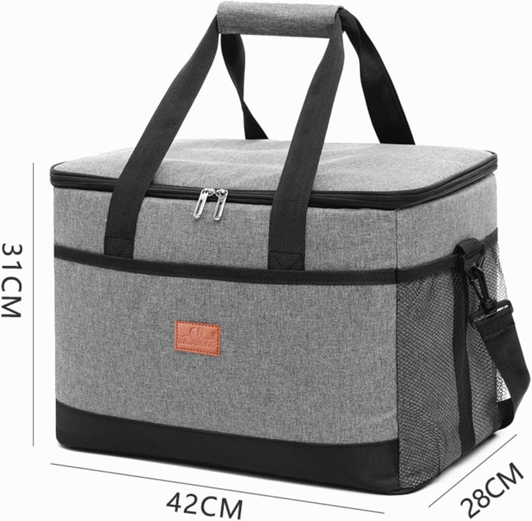 476 クーラーバッグ グレー 33L 折りたたみ 断熱 保温_画像9