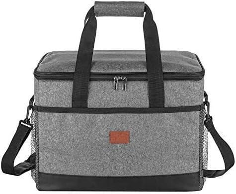 476 クーラーバッグ グレー 33L 折りたたみ 断熱 保温_画像1