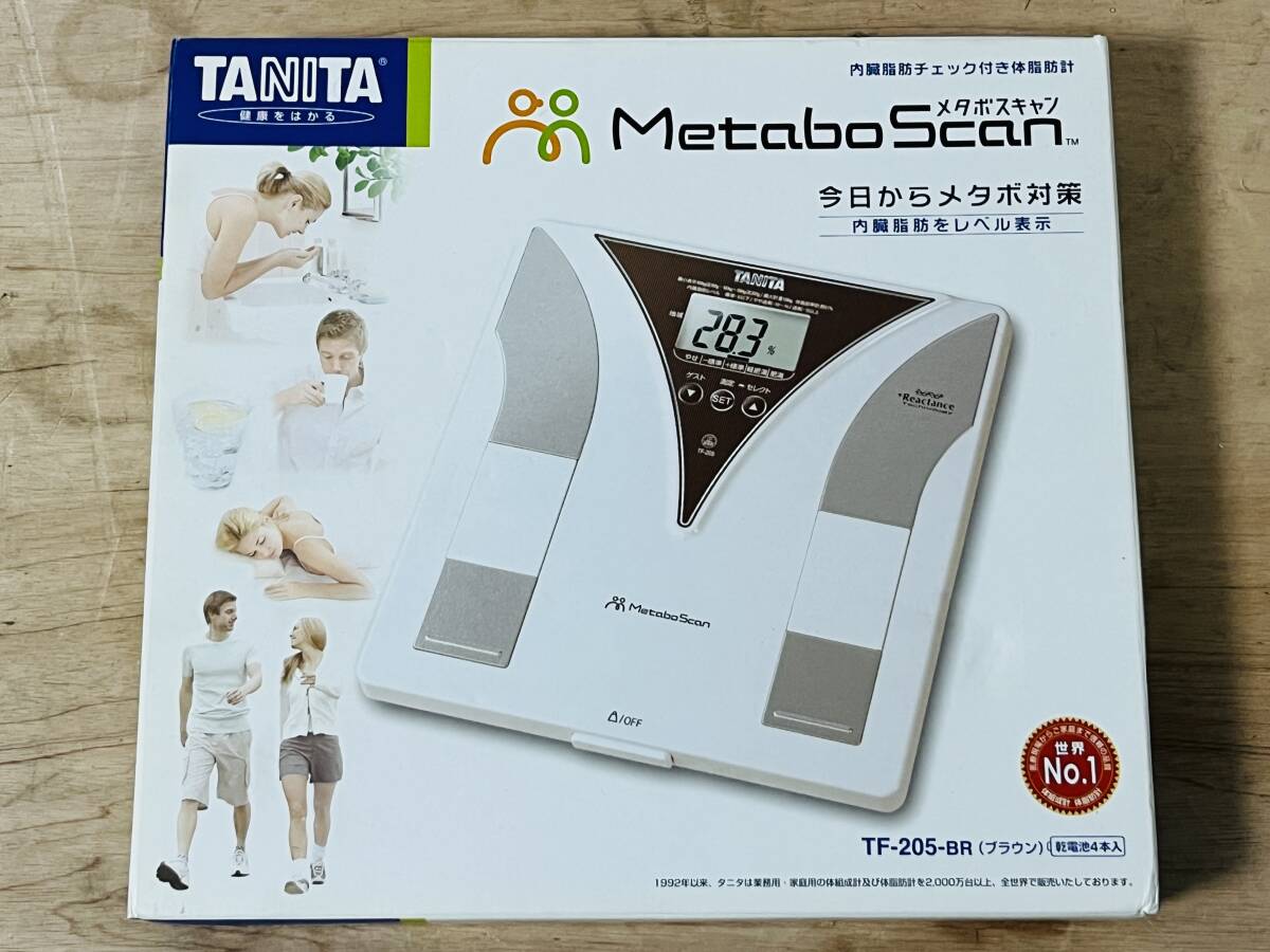 IZ234 не использовался товар tanitaTANITA TF-205-BR внутренности жир . проверка имеется определитель пропорций жира весы 