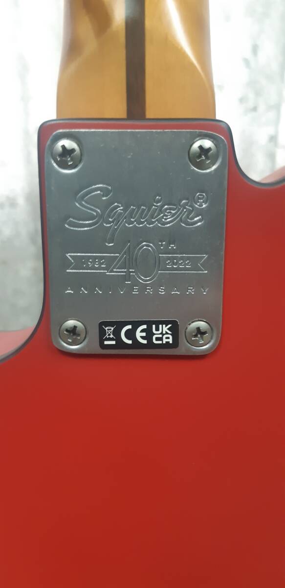 【美品】Squier 40th Anniversary Telecaster Vintage Edition【40周年記念モデル テレキャス エレキギター スクワイヤー】_画像3