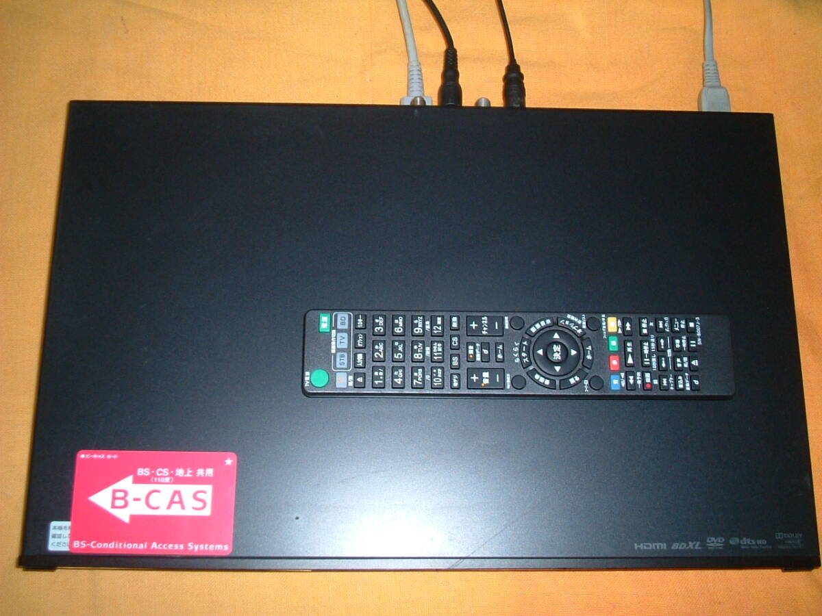 【1ヶ月保証】ソニー BDZ-AT300S HDD/DVD/ブルーレイ/レコーダー シングルチューナー 500GB 新品リモコン B-CASカード付_画像2