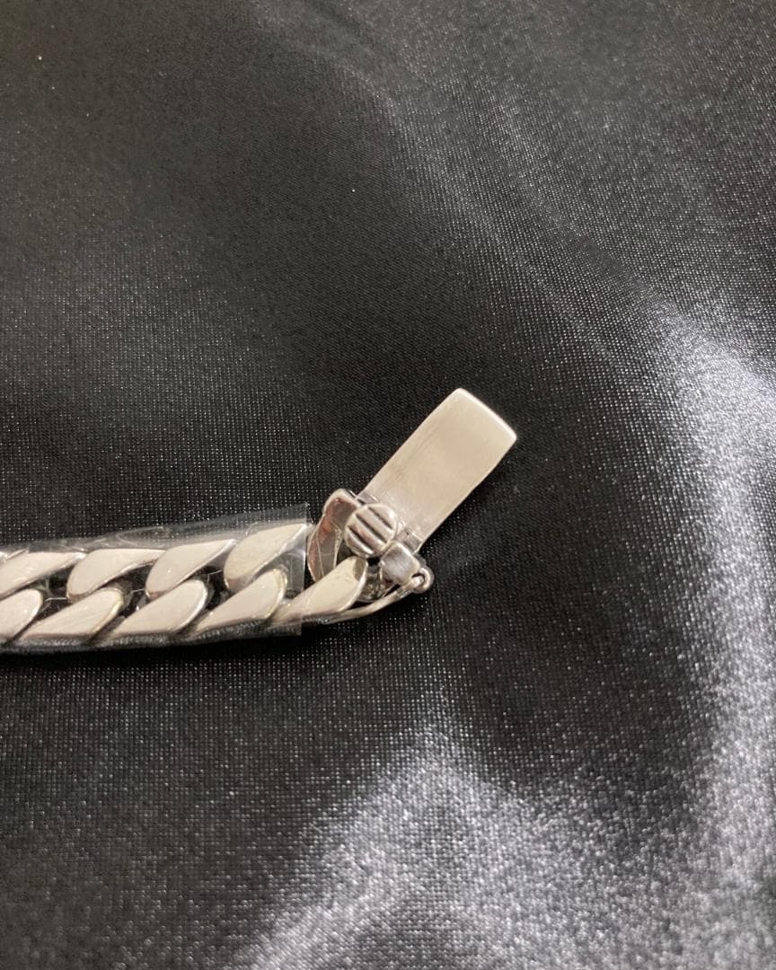 SV925 シルバー925 喜平 チェーン ネックレス 重厚 高級 高見え　50cm　7mm_画像6