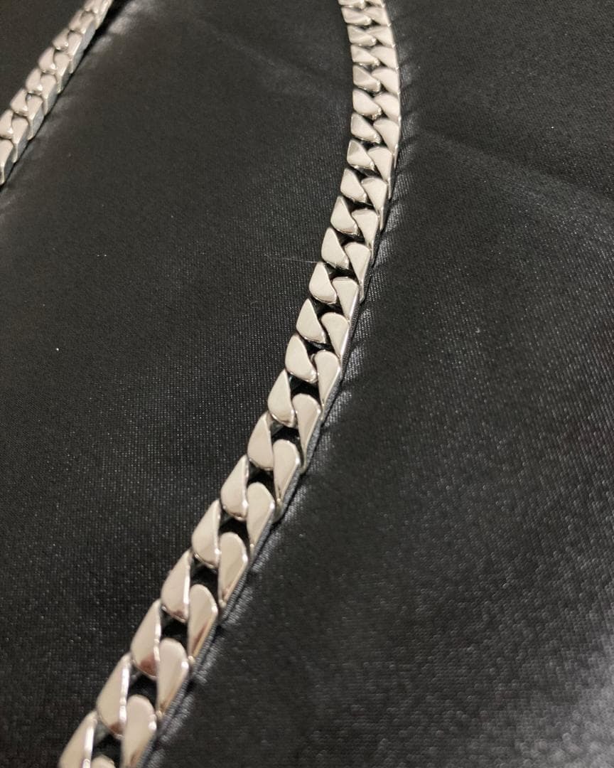 SV925 シルバー925 喜平 チェーン ネックレス 重厚 高級 高見え　45cm　7mm_画像5