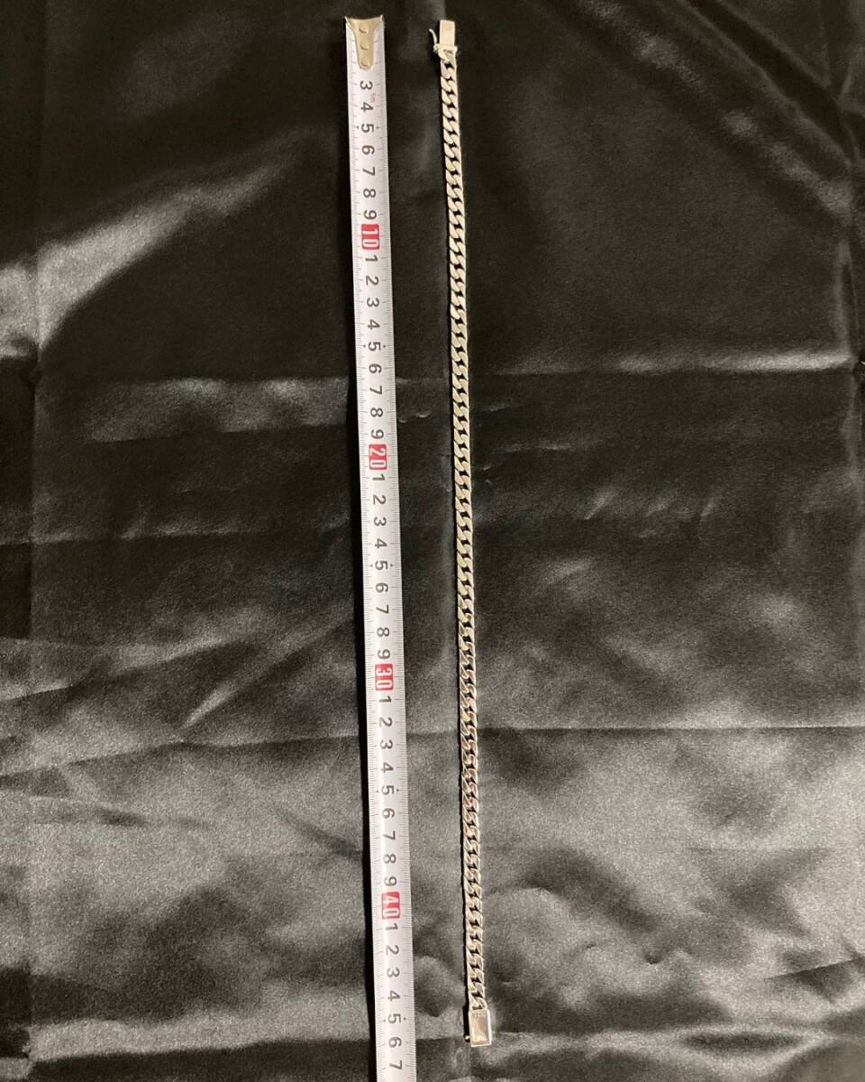 SV925 シルバー925 喜平 チェーン ネックレス 重厚 高級 高見え　45cm　7mm_画像7