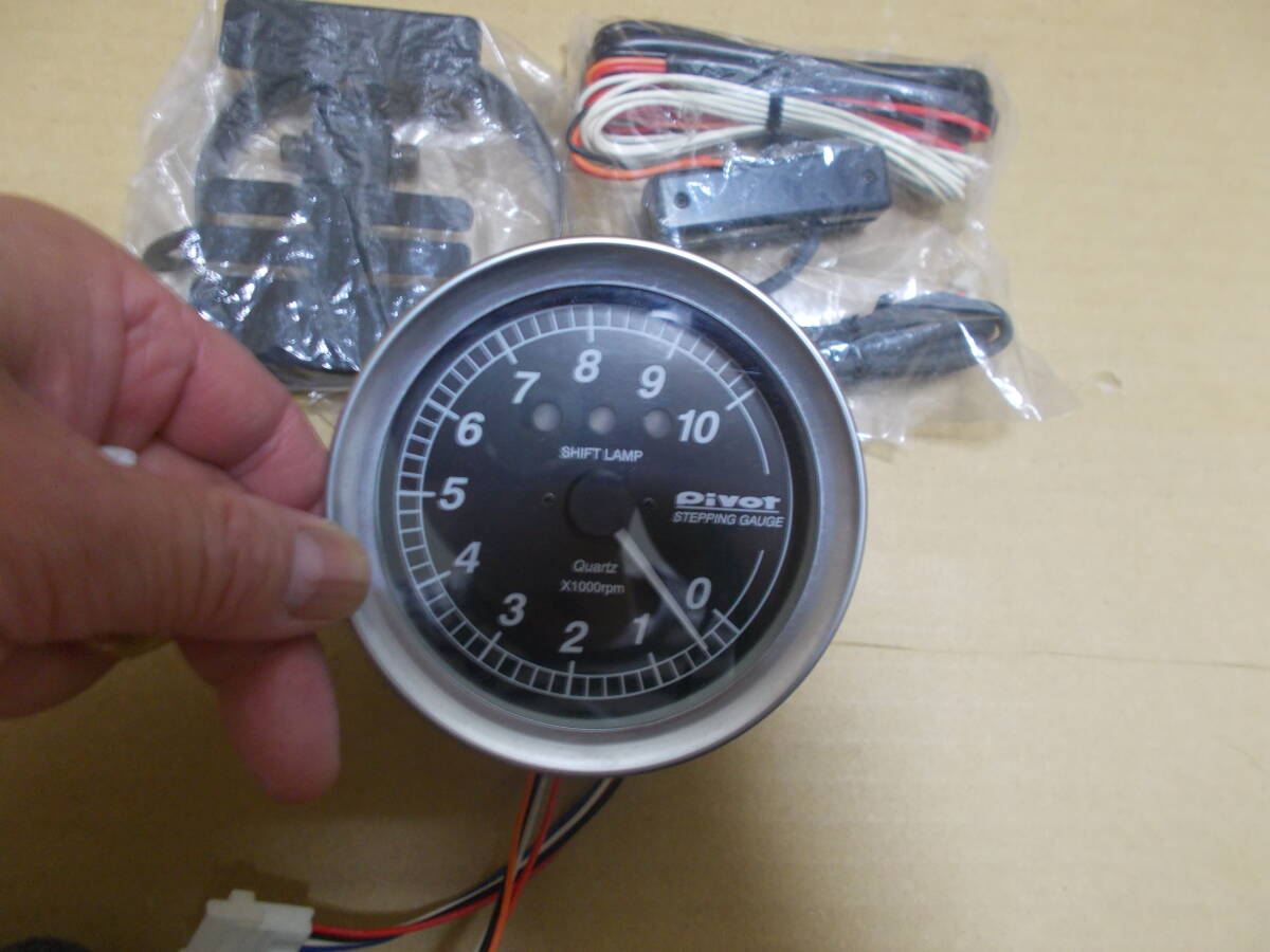 希少!10000rpm PIVOT タコメーター 80パイ (RG 000) ステッピングモーター式_画像1