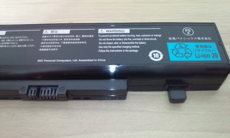 〇【中古・動作確認済み品】NEC VJ19EF-J 純正バッテリー ①_画像3