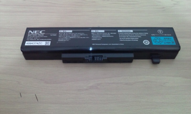 〇【中古・動作確認済み品】NEC VJ19EF-J 純正バッテリー ①_画像1