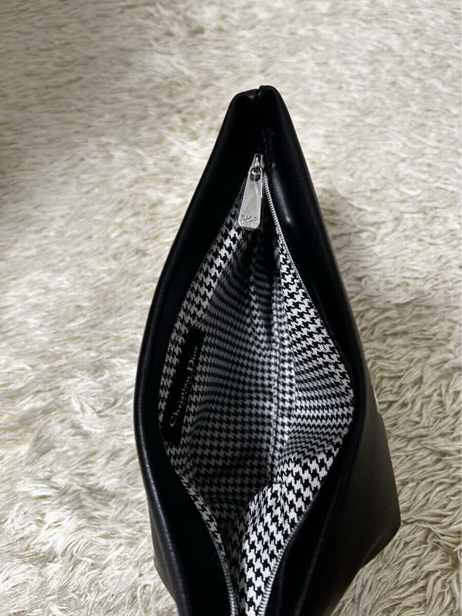 【新品 未使用】1円 DIOR ディオール セカンドバッグ ポーチ クラッチバッグ ビジネス 仕事 高級 レディース メンズ ブラック_画像10