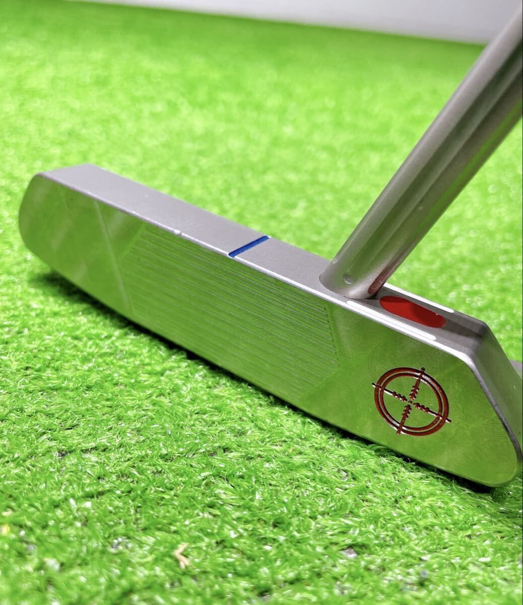 ★希少 高級パター★SeeMore M7 TOUR パター シーモア 34インチ ツアー Platinum Series Milled SS ブレード ピン バレルクランク ゴルフ _画像4
