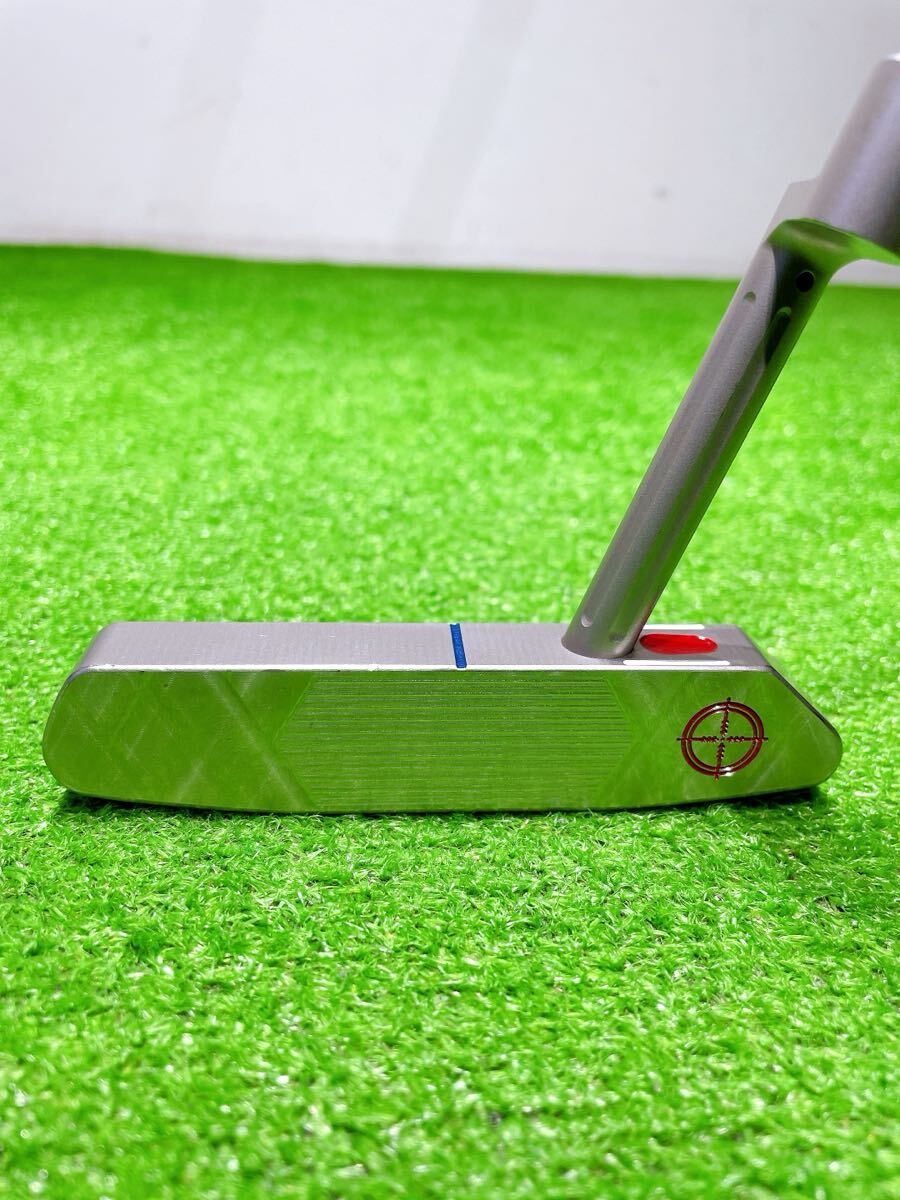 ★希少 高級パター★SeeMore M7 TOUR パター シーモア 34インチ ツアー Platinum Series Milled SS ブレード ピン バレルクランク ゴルフ _画像3