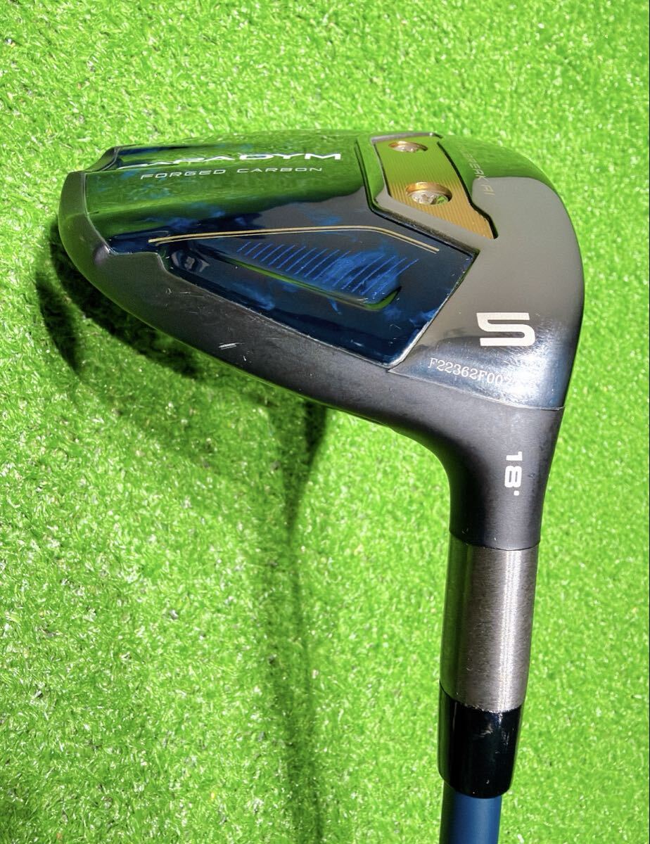 ★コース未使用 美品♪Callaway キャロウェイ PARADYM 5w 18° クリーク フェアウェイウッド VENTUS TR 5(S) パラダイム Fw 5番 ベンタス_画像2