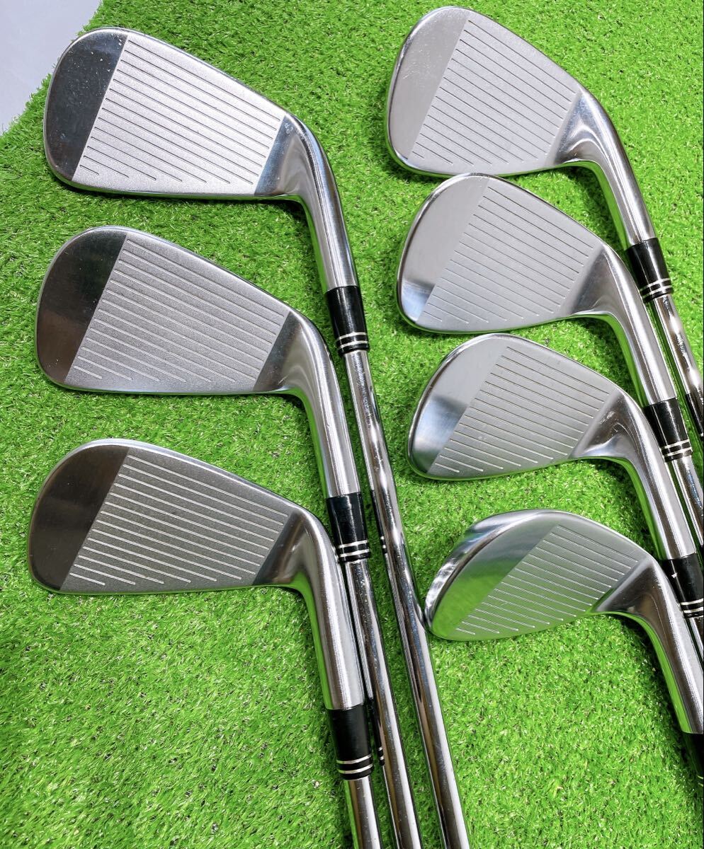 ★希少 レフティ 程度良好♪★TaylorMade アイアンセット★TP TOUR PREFERRED DG S200 5-9PS 7本 ツアープリファード ウェッジ 左利き _画像4