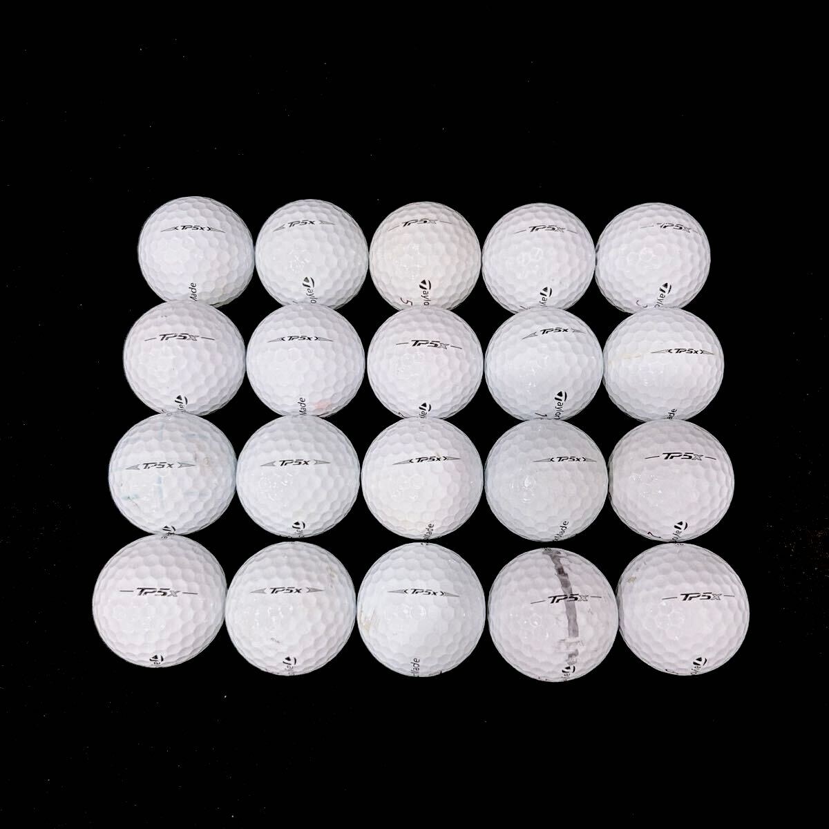 【MD76】A〜Bランク●テーラーメイド●TaylorMade●ロストボール●ゴルフボール●TP5X●20個●洗浄済●1円スタート_画像3