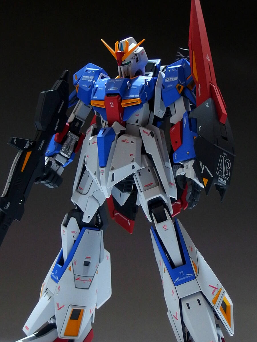 MG 1/100 MSZ-006 ゼータガンダム Ver.Ka 塗装済完成品_画像9